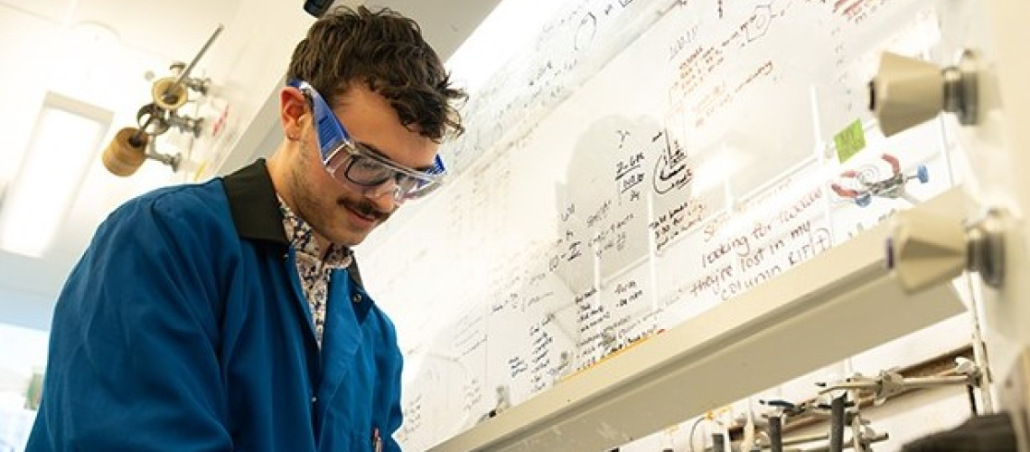 Grad student Sam Marsden highlighted for his work on enhancing plastic recyclability 